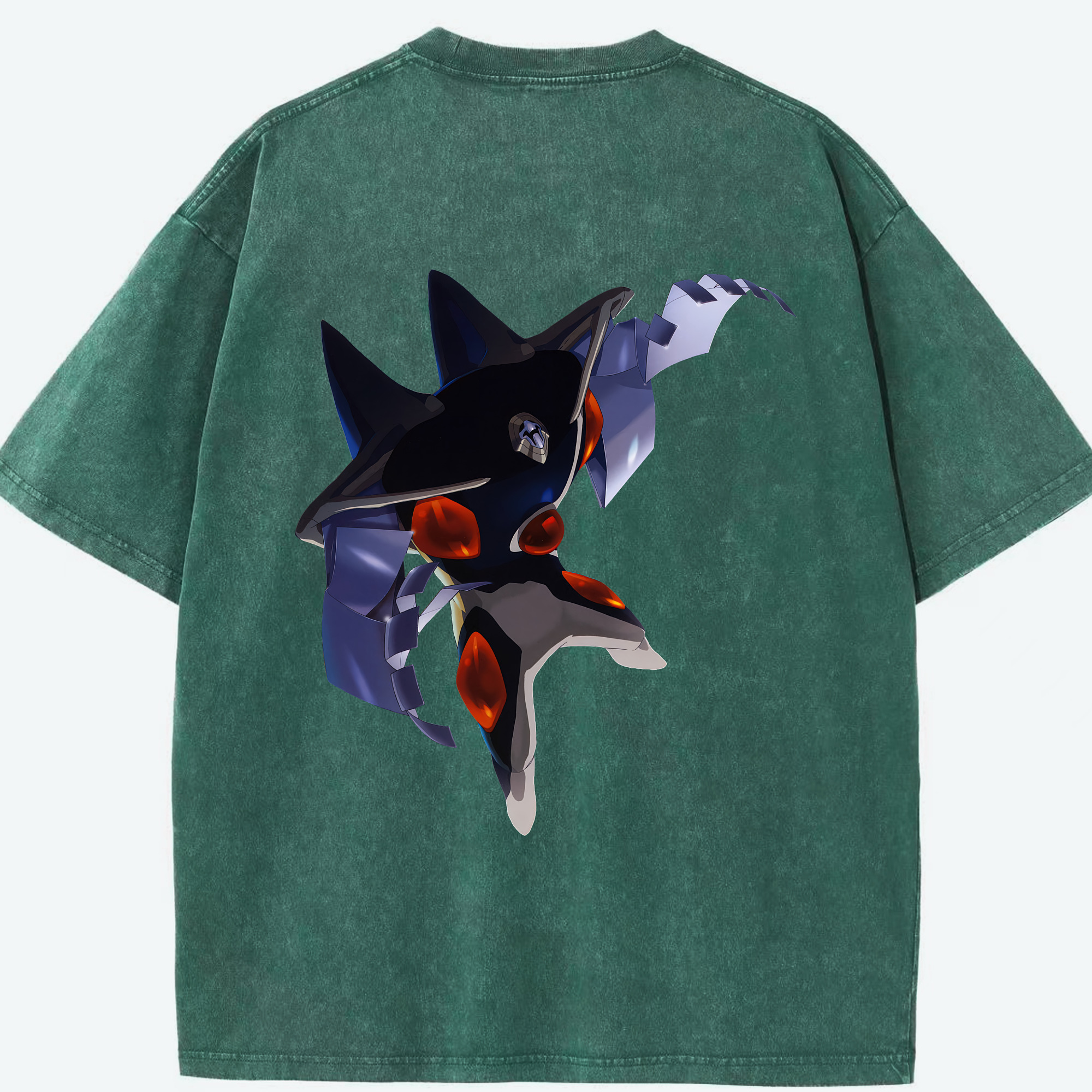 （画像用） EVA 新世紀エヴァンゲリオン 綿100% ヴィンテージ風 半袖Tシャツ（背面プリント）